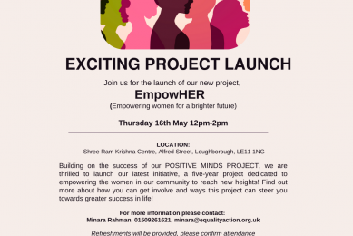 Launch of our new funded project EmpowHER